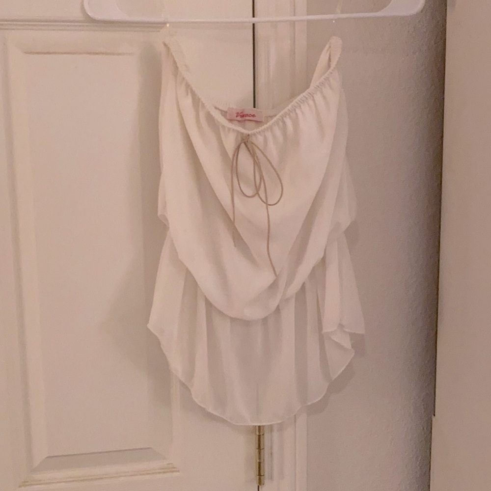 White tube top